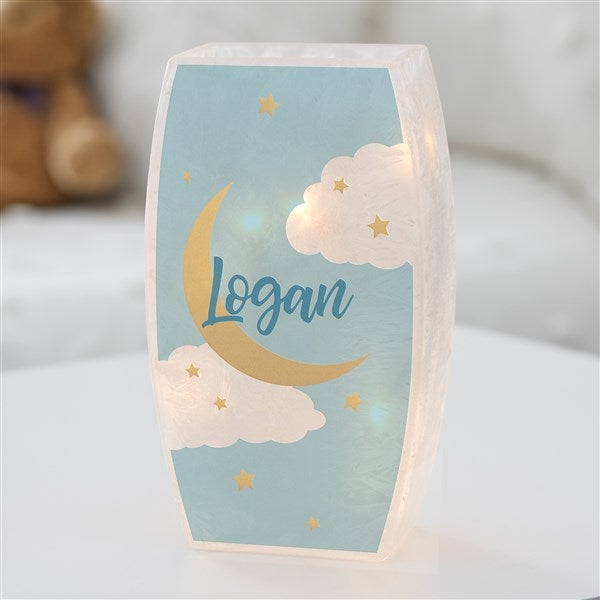 Personalized Personalized Small Frosted Tabletop Light - Beyond The Moon - 36864