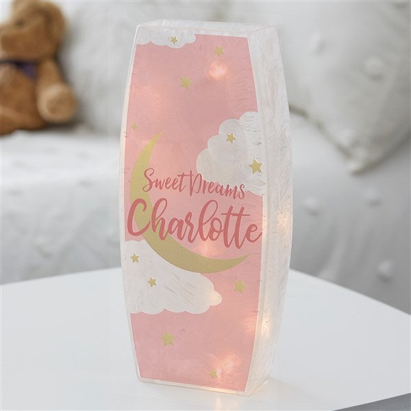 Personalized Personalized Small Frosted Tabletop Light - Beyond The Moon - 36864