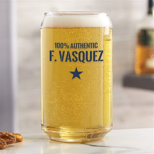 Authentic Personalized Beer Glasses  - 36950