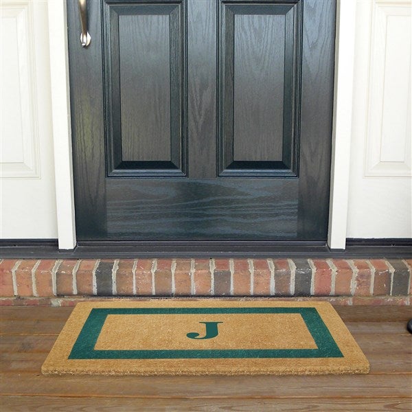 Monogrammed Single Frame 22x36 Coir Doormat  - 36990D