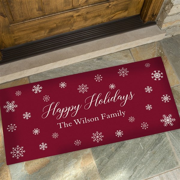 Personalized Christmas Doormat - Winter Wonderland - 37050
