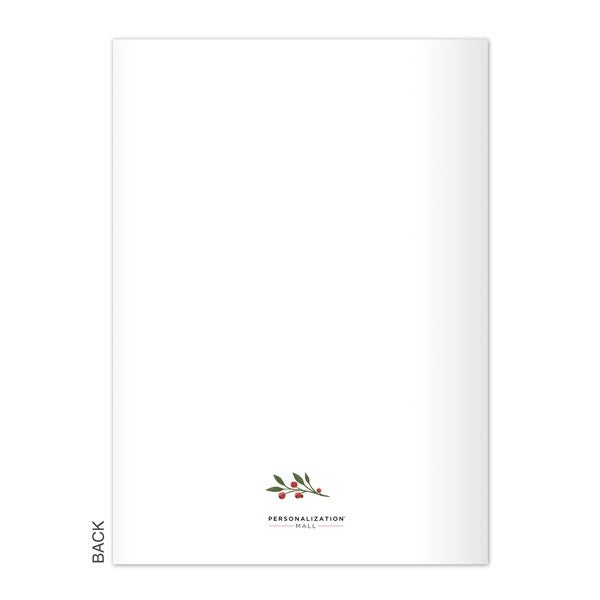 Merry Family Personalized Holiday Card- Signature