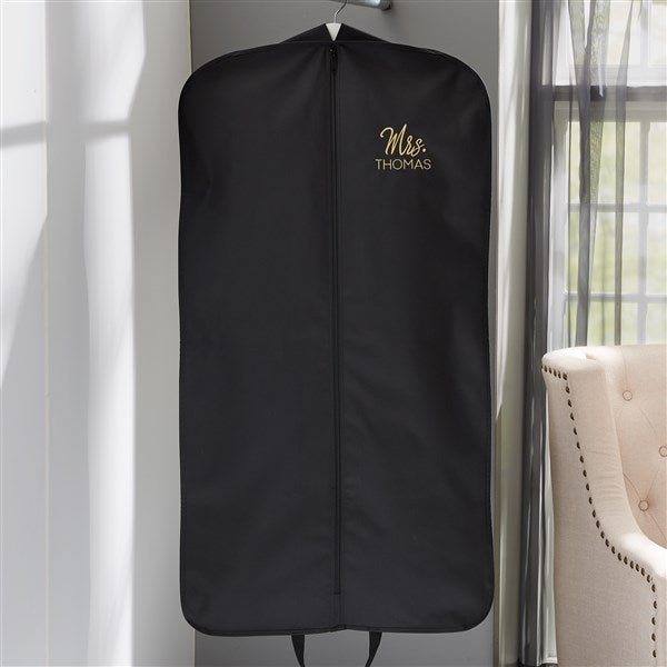 Stamped Elegance Embroidered Garment Bag