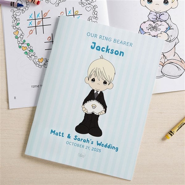 Precious Moments Personalized Ring Bearer Coloring Activity Book  - 37475