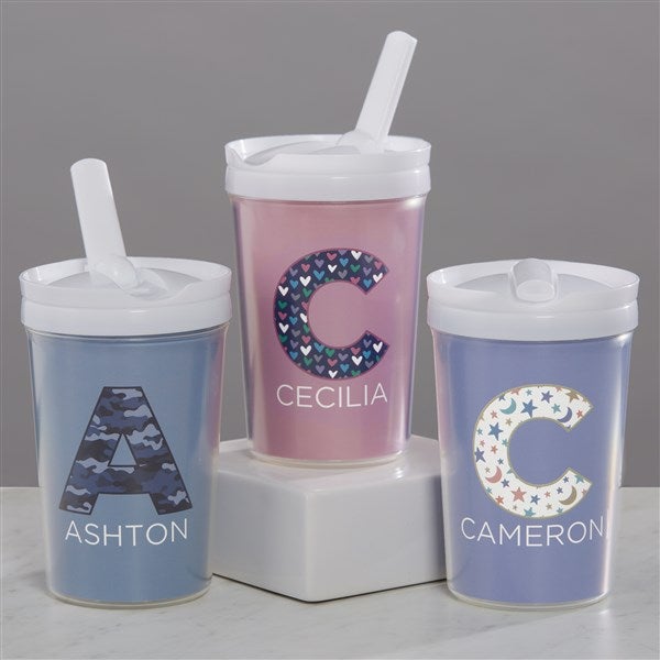 Pop Pattern Personalized Toddler 8oz. Sippy Cup  - 37611