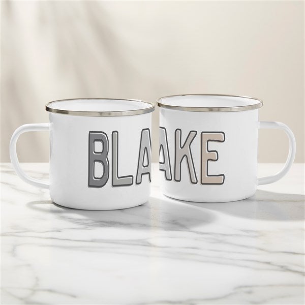 Ombre Name Personalized Kids Enamel Mug  - 37702