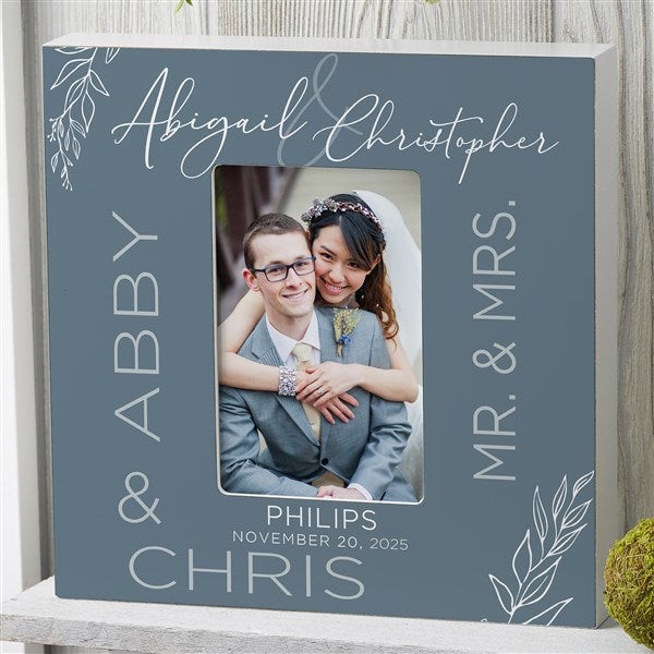 Elegant Couple Personalized Wedding Picture Frame  - 37822