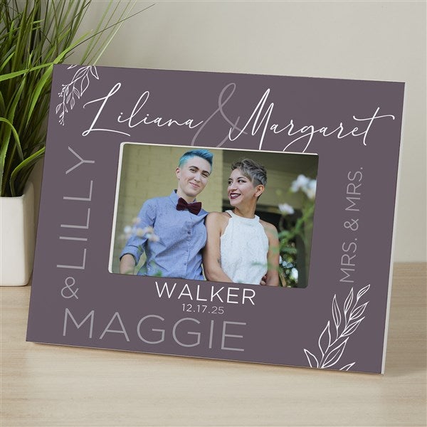 Elegant Couple Personalized Wedding Picture Frame  - 37822