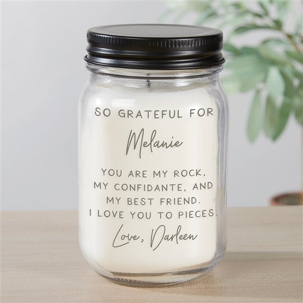 Birthday Personalized 12 oz. Mason Jars - Regular Mouth