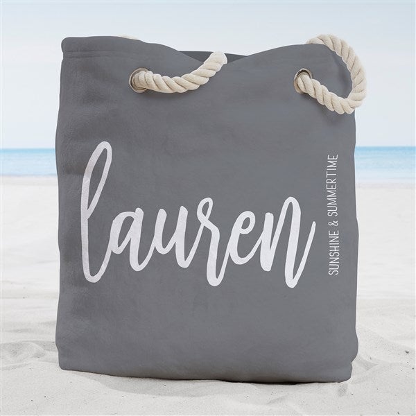 Scripty Style Personalized Beach Bag  - 38239