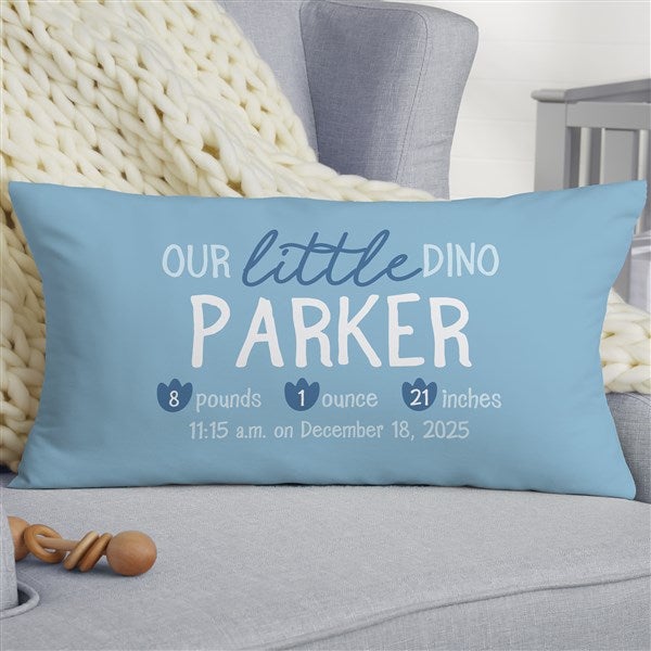 Baby Dino Personalized Baby Throw Pillow  - 38690