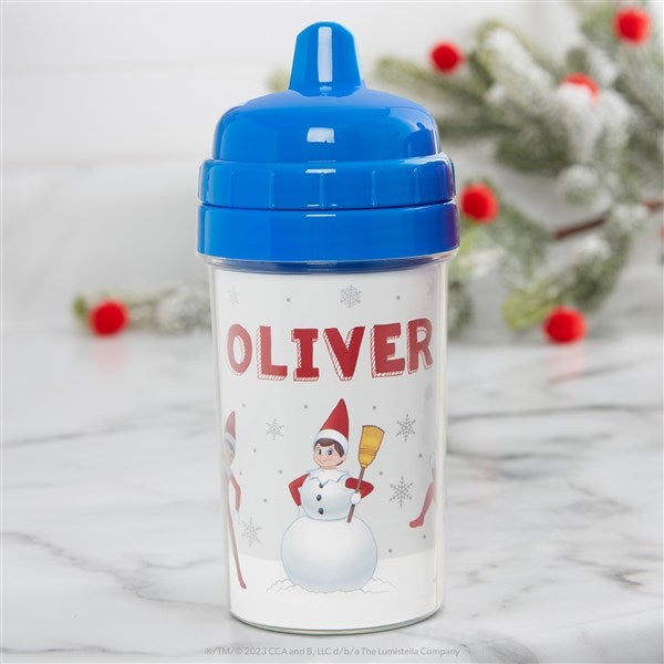 Zak! BPA Free No Spill Sippy Cup Toddler 8.7 oz The Elf on the Shelf  Christmas