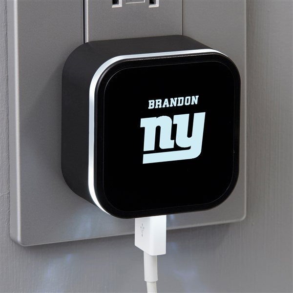 NFL New York Giants Personalized LED Triple Port USB  - 38910