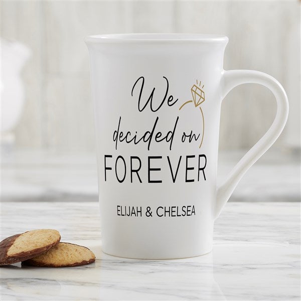 We're Engaged Personalized Coffee Mugs  - 39232