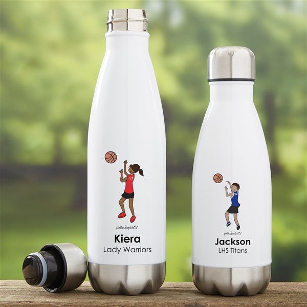 philoSophie's® Basketball Personalized Insulated Water Bottle