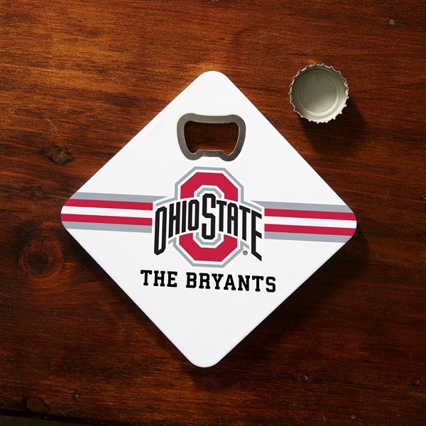 NCAA Ohio State Buckeyes Personalized Bottle Opener Coaster  - 39380