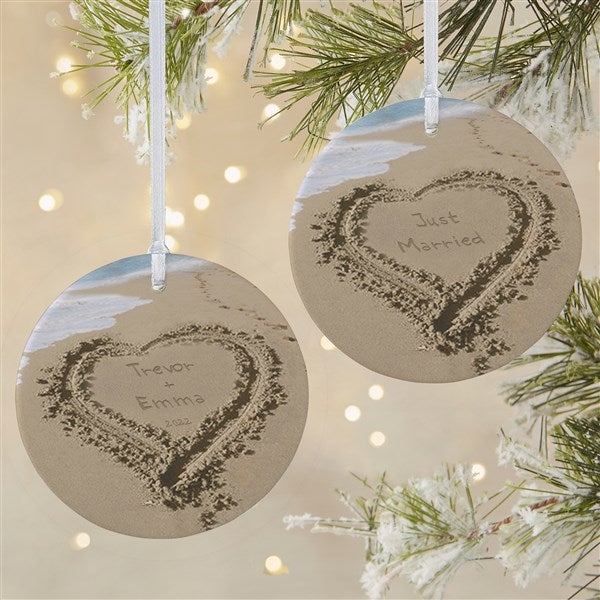 Our Paradise Island Personalized Ornament  - 39661