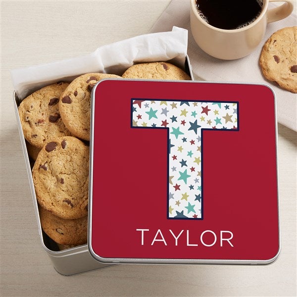 Pop Pattern Personalized Metal Treat Tin  - 39701