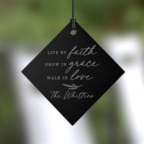 Live By Faith Personalized Wind Chimes