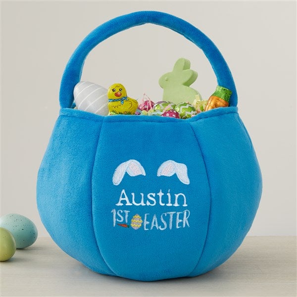 Baby's First Easter Embroidered Plush Easter Treat Bag  - 40037