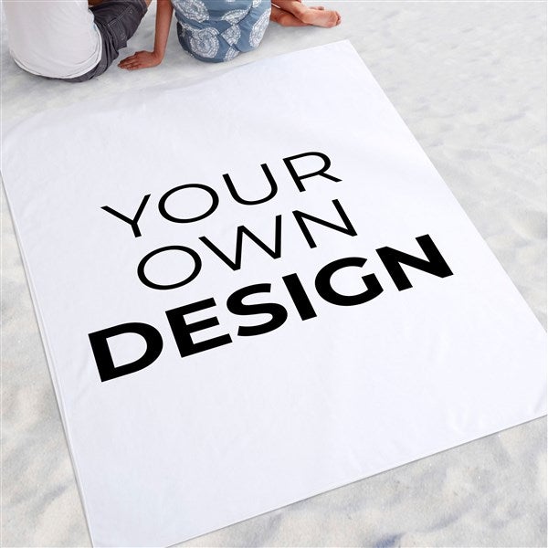 Design Your Own Personalized Beach Blanket - 40185