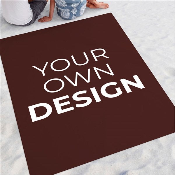 Design Your Own Personalized Beach Blanket - 40185