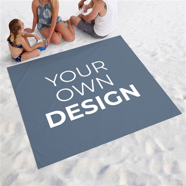 Design Your Own Personalized Beach Blanket - 40185