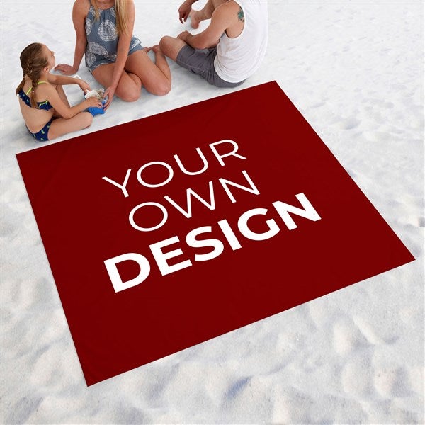 Design Your Own Personalized Beach Blanket - 40185