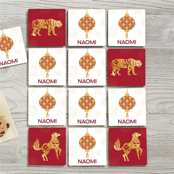 Lunar New Year Personalized Memory Game  - 40442