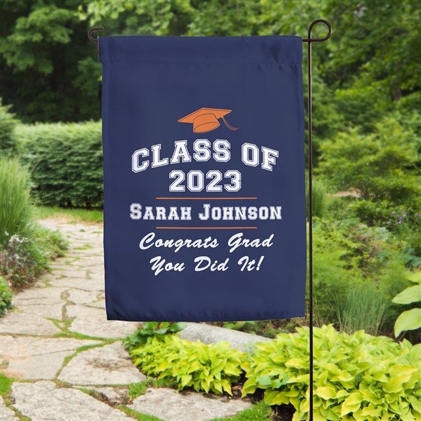 The Graduate Personalized Garden Flag