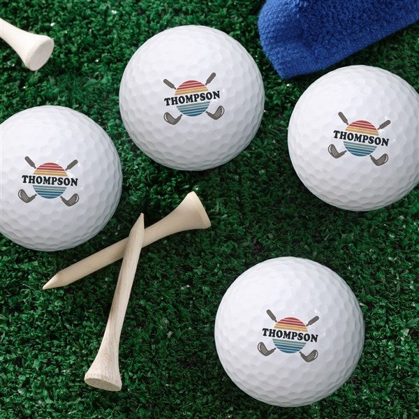 Best Dad By Par Personalized Golf Ball Set of 3  - 40578