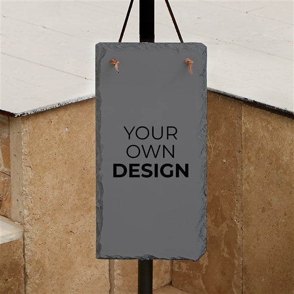 Design Your Own Personalized Outdoor Slate Plaque  - 40590