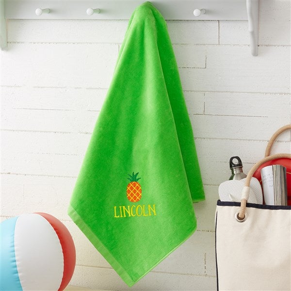 Embroidered Beach Towels - Beach Fun - 40650