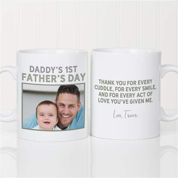 Personalized 30 oz. Oversized Coffee Mug - First Father's Day