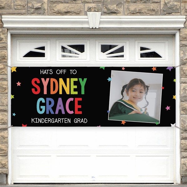 Kindergarten Graduation Personalized Party Banner  - 40738