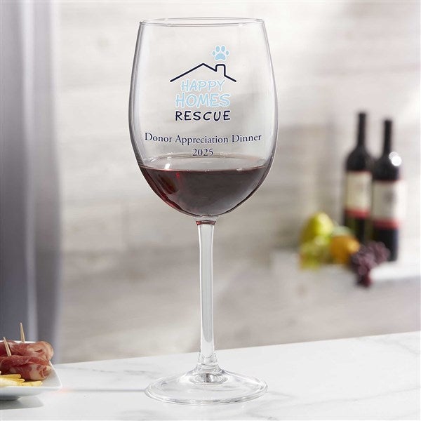 Personalized Logo Printed Red Wine Glass  - 41014