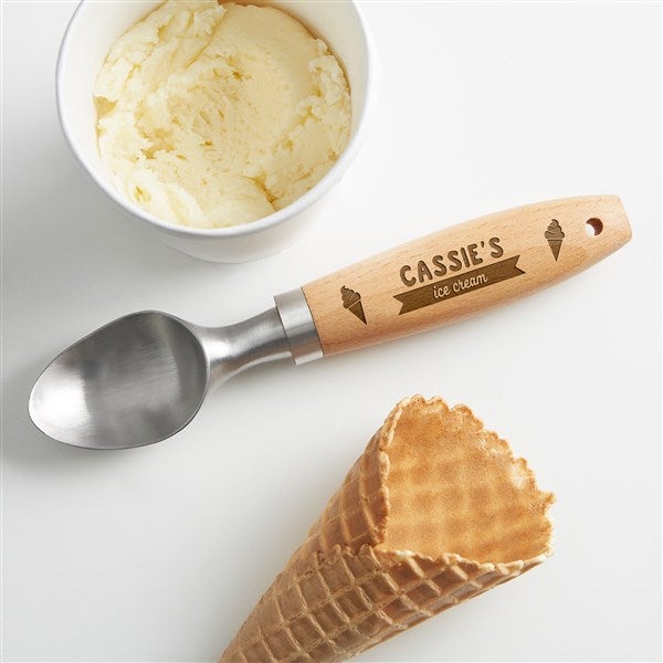 Personalized Ice Cream Scoop, Homemade Ice Cream, Housewarming, Christ –  The Sinclair Company