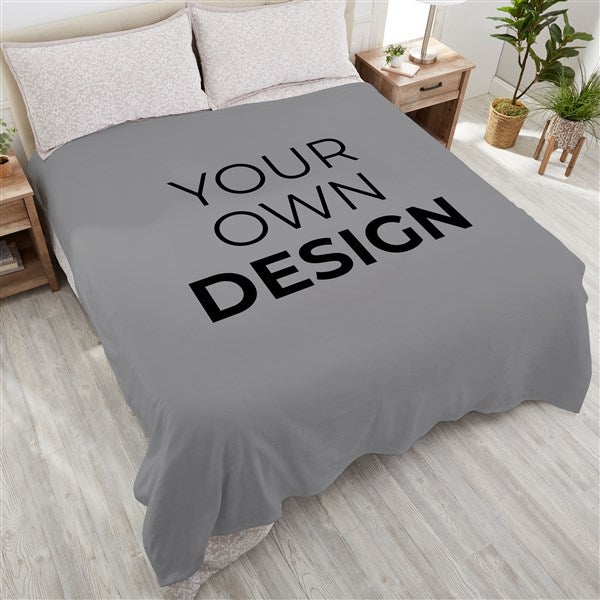 Design Your Own Personalized 90x90 Fleece Blanket - 41311