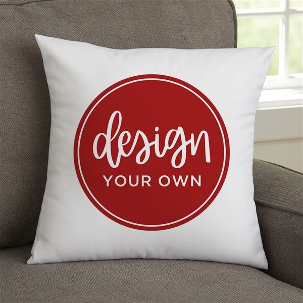 Design Your Own Personalized 14&quot; Velvet Throw Pillow  - 41314