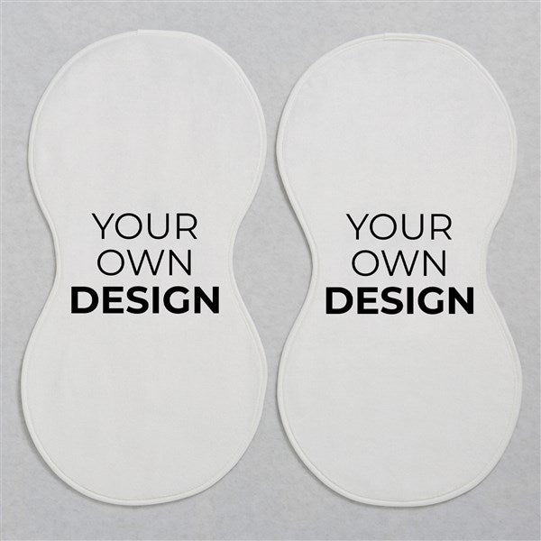 Design Your Own Personalized Burp Cloths - Set of 2 - 41345