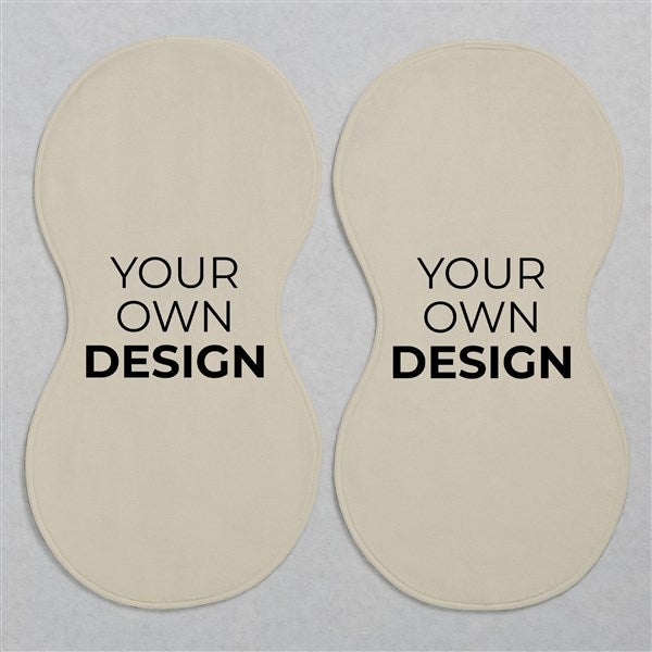 Design Your Own Personalized Burp Cloths - Set of 2 - 41345