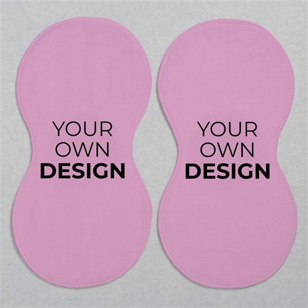 Design Your Own Personalized Burp Cloths - Set of 2 - 41345