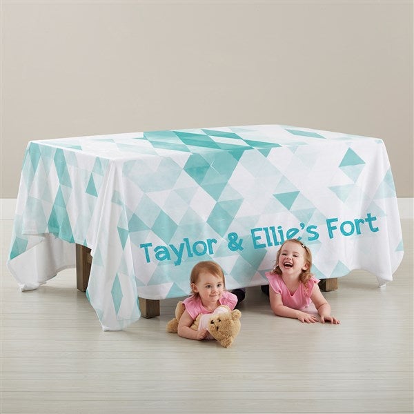 Create your Own Fort Personalized Blanket  - 41398