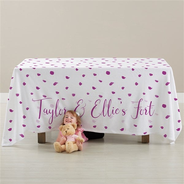 Create your Own Fort Personalized Blanket  - 41398