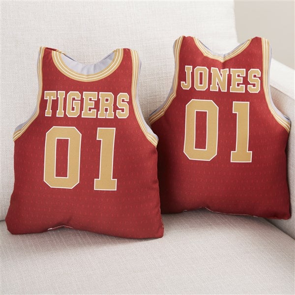 Red Tiger Basketball Custom Jersey