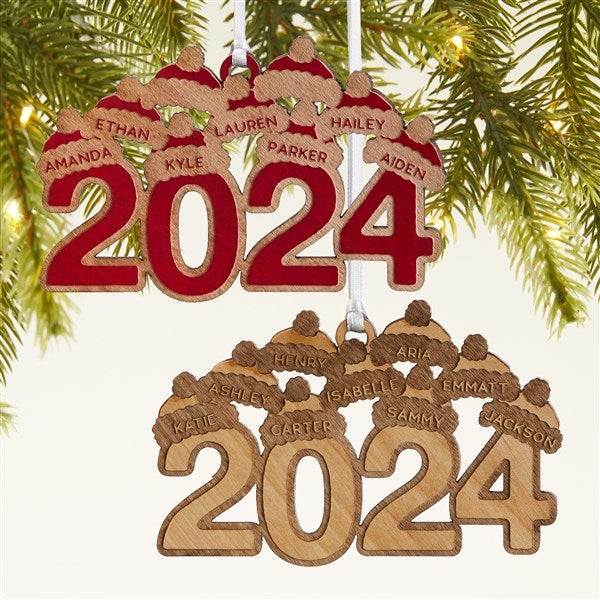 2024 Personalized Wood Christmas Ornament   43147 122916 231118144746 