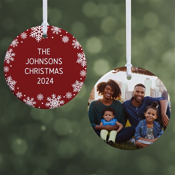 Snowflake Personalized Christmas Ornament - 43228