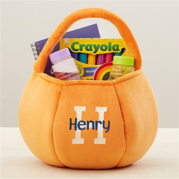 Playful Name Embroidered Plush Treat Bag - 43284