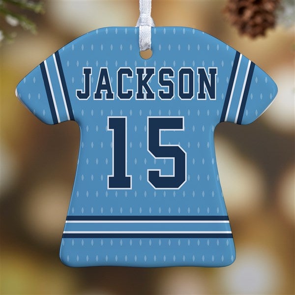 Sports Jersey Personalized T-Shirt Ornament - 43308