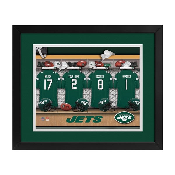 NFL New York Jets Personalized Glass Ornament